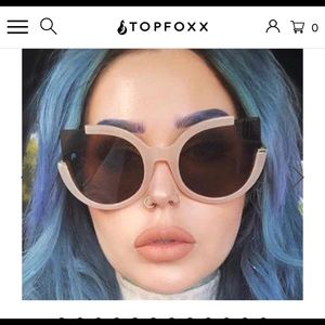Topfoxx Chloe nude sunglasses